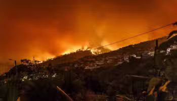 Human-driven climate change worsens wildfires in Western North America