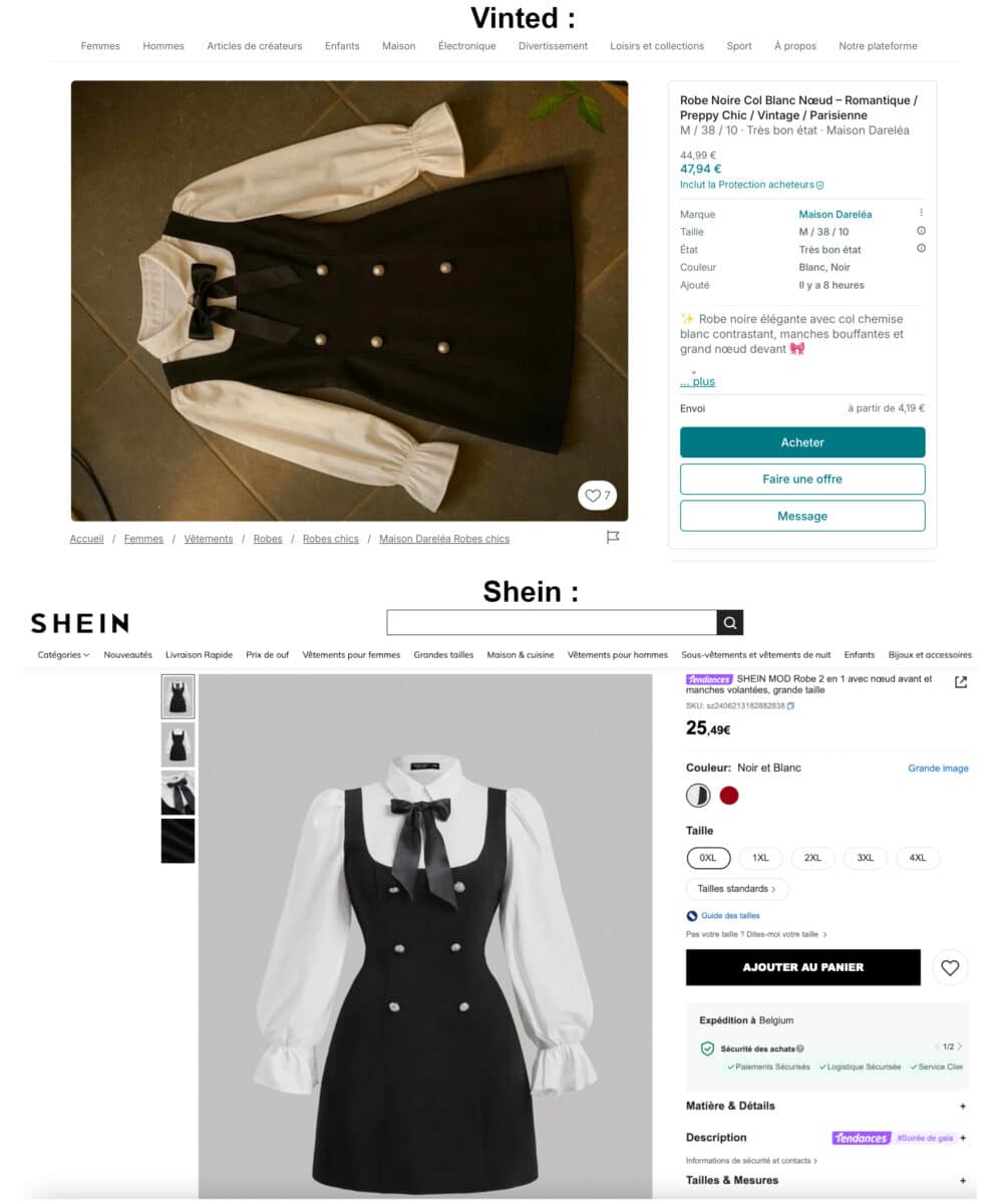 vinted shein AI