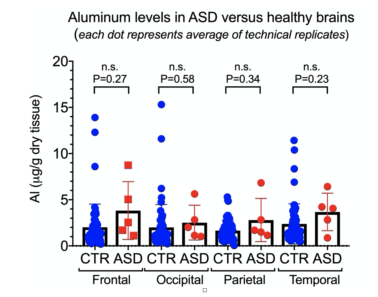 aluminum in brain tissue