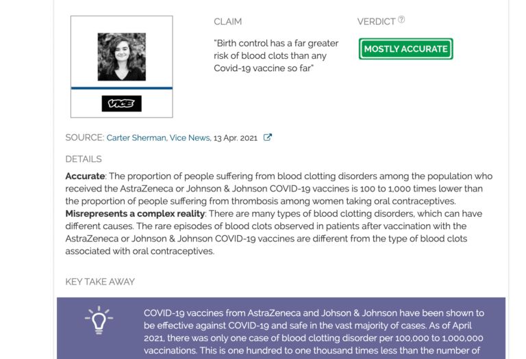 Oral contraceptives have a bigger risk factor for blood clot formation