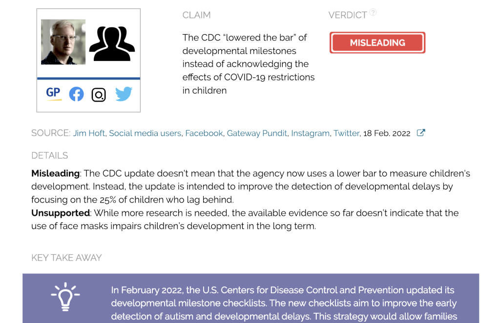 CDC’s Updated Developmental Milestone Checklists Don't Mean That ...