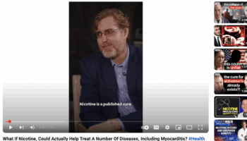 chiropractor Bryan Ardis’ claim that nicotine cures Parkinson Alzheimer's disease, ulcerative colitis, and multiple sclerosis; nicotine is a treatment for autism