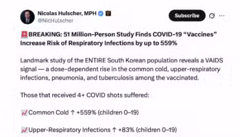 Nicolas Hulscher X South Korea COVID vaccine study