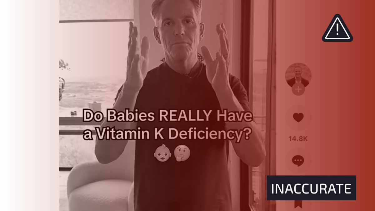Newborns face a documented risk of vitamin K deficiency bleeding because very little of the vitamin